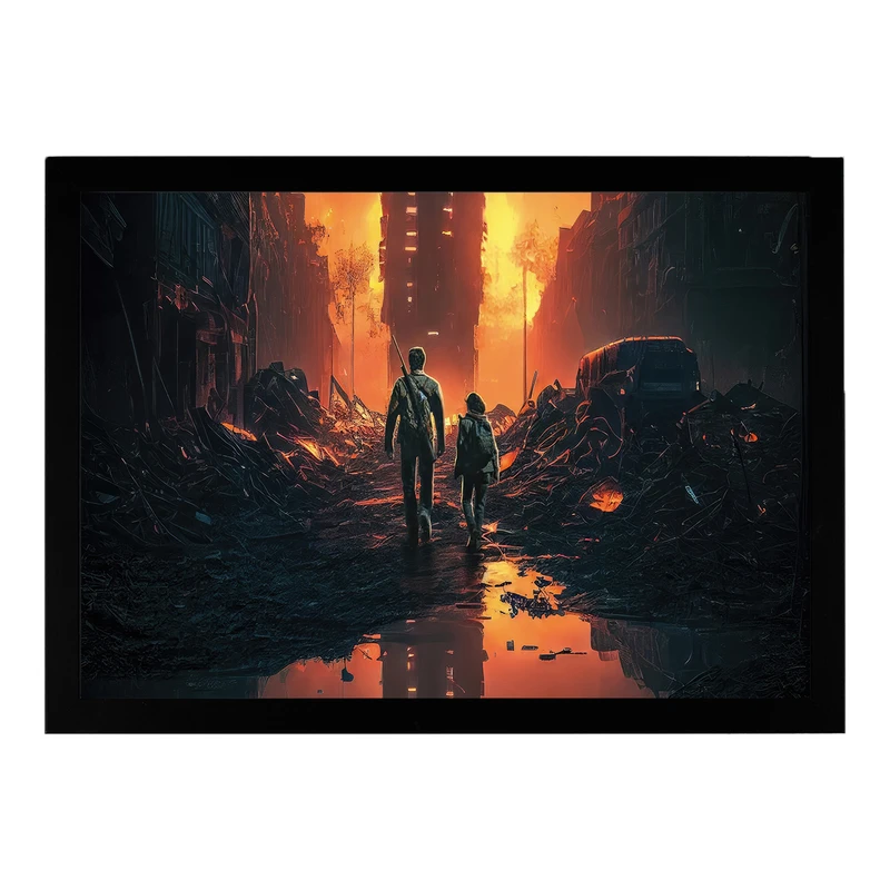 تابلو بکلیت طرح گیمینگ The Last Of Us مدل p-b1448