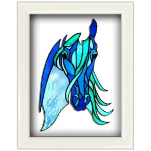 تابلو ویترای طرح اسب کد 23542