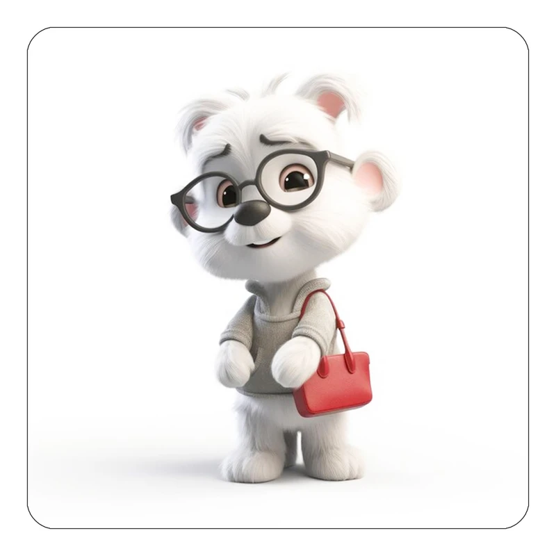 مگنت کاکتی طرح حیوانات کارتونی مدل mp28866