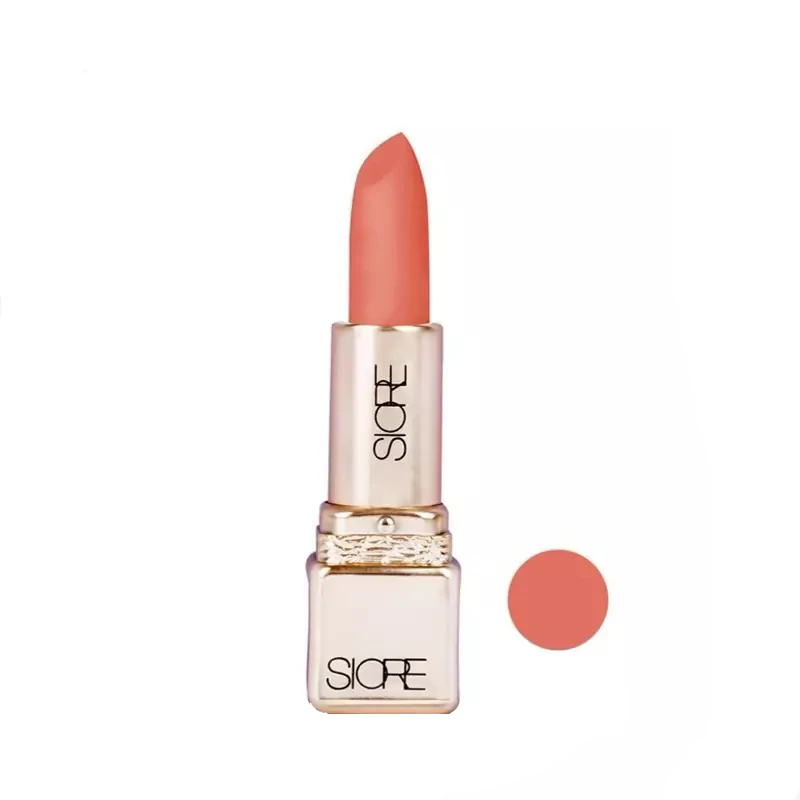 رژ لب جامد مخملی سیوره مدل s04 رنگ هلویی شماره 04