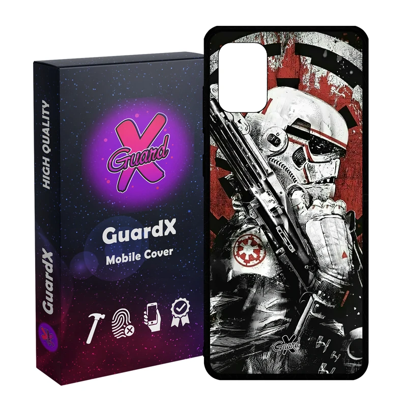 کاور گارد ایکس طرح جنگ ستارگان مدل Glass10494 مناسب برای گوشی موبایل سامسونگ Galaxy A51 4G