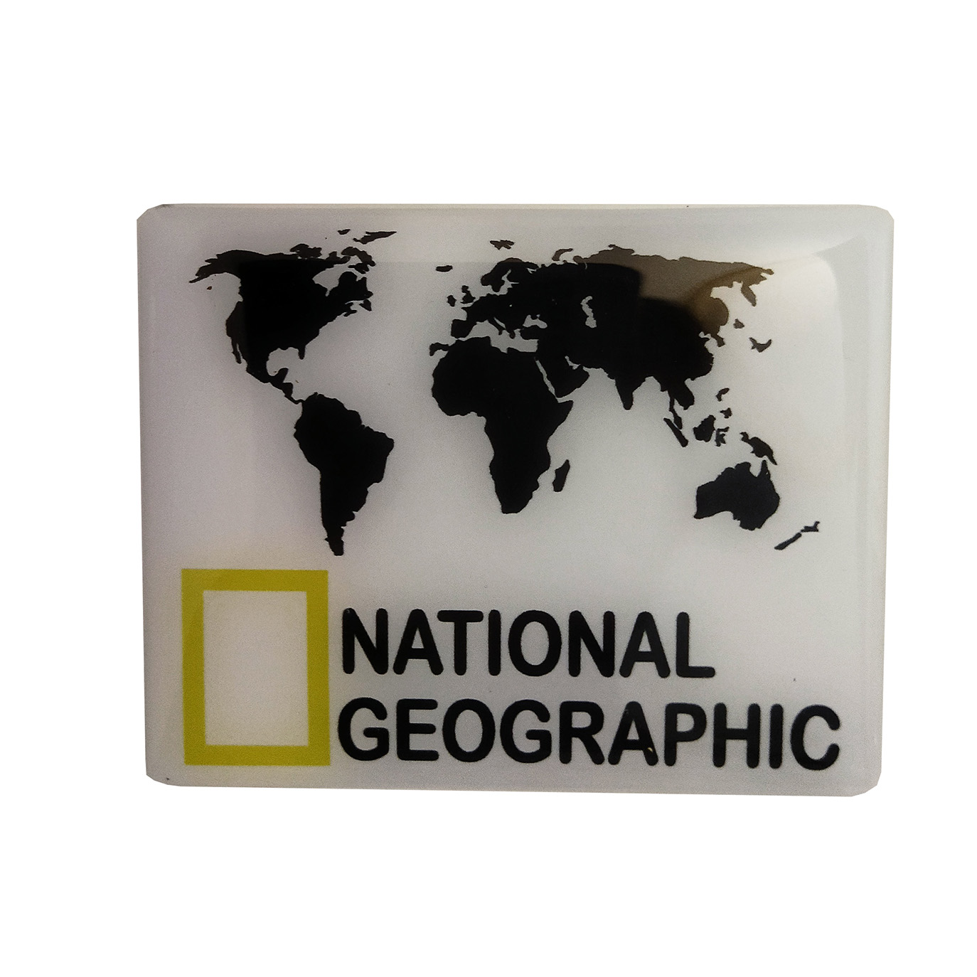 برچسب خودرو مدل ژله ای کد -National Geographic-Square