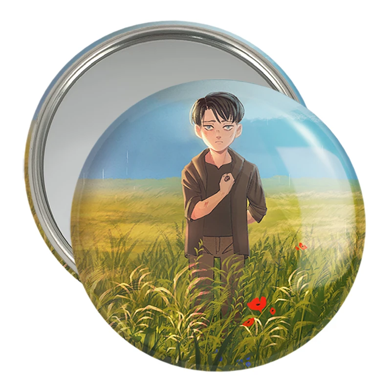 آینه جیبی خندالو مدل لیوای انیمه اتک آن تایتان Attack on Titan کد 18588