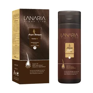 شامپو مو لاناریا مدل آرگان مناسب موهای آسیب دیده حجم 200 میلی لیتر