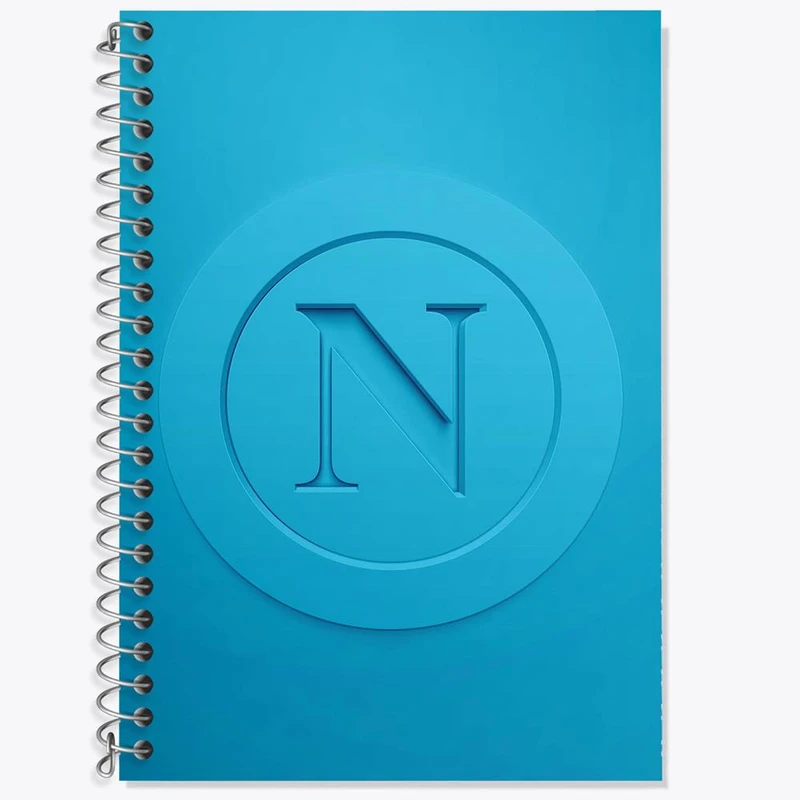 دفتر زبان 50 برگ خندالو مدل سه خط طرح باشگاه ناپولی کد 27401