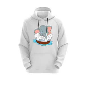 هودی زنانه مدل فیل کد E86 رنگ سفید