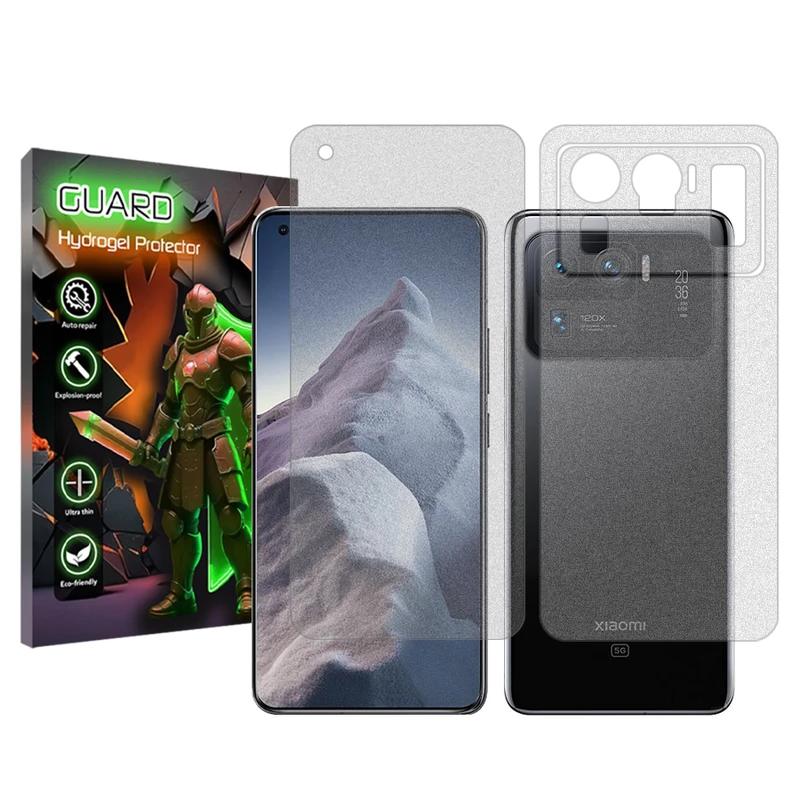 محافظ صفحه نمایش مات گارد مدل Tough مناسب برای گوشی موبایل شیائومی Mi 11 Ultra به همراه محافظ پشت گوشی