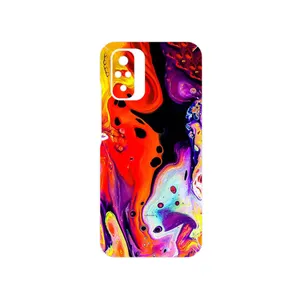 MAHOOT Abstract Oil Art Cover Sticker for Xiaomi Redmi Note 10