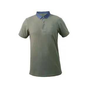 پولوشرت آستین کوتاه مردانه پاتن جامه مدل 131621000159342 جودون رنگ سبز 