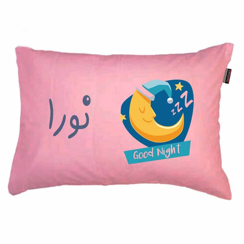 رو بالشی مد برتر مدل فانتزی ماه طرح اسم نورا کد 13