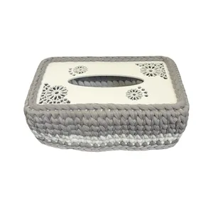جعبه دستمال کاغذی تریکو کد 01