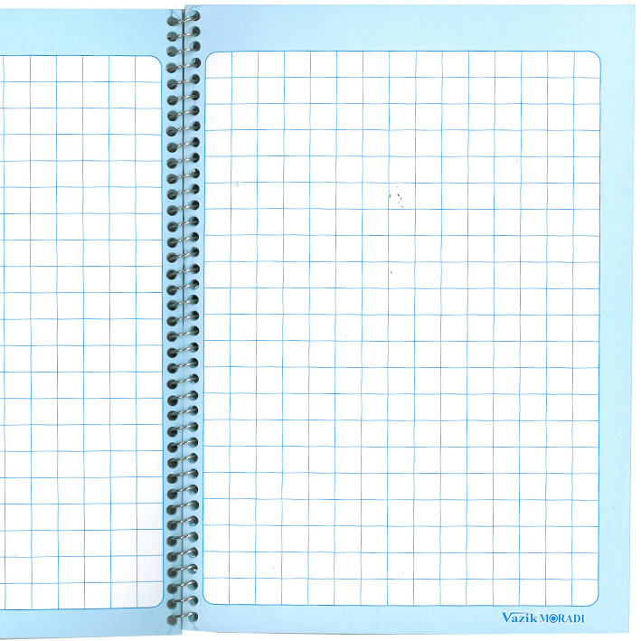 دفتر شطرنجی 60 برگ مدل دلقک کد 602 joker به همراه مداد