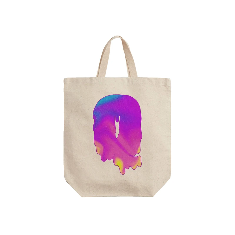 ساک خرید ترمه طراحان ایده مدل حرف Q هولوگرامی کد cfp2993 - S