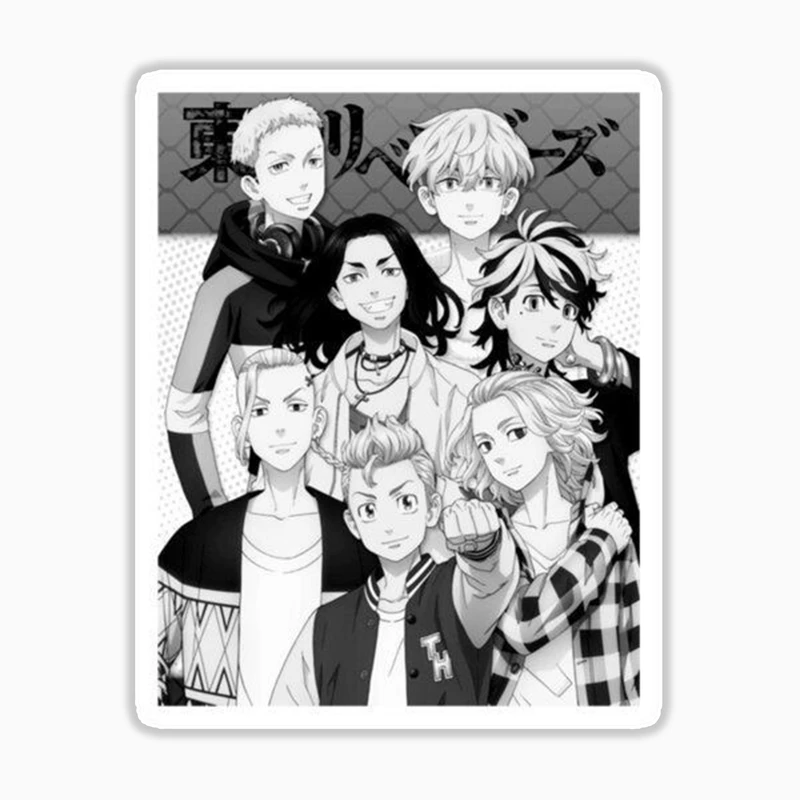 استیکر لپ تاپ و موبایل بووم طرح انیمه توکیو ریونجرز کد ER34 