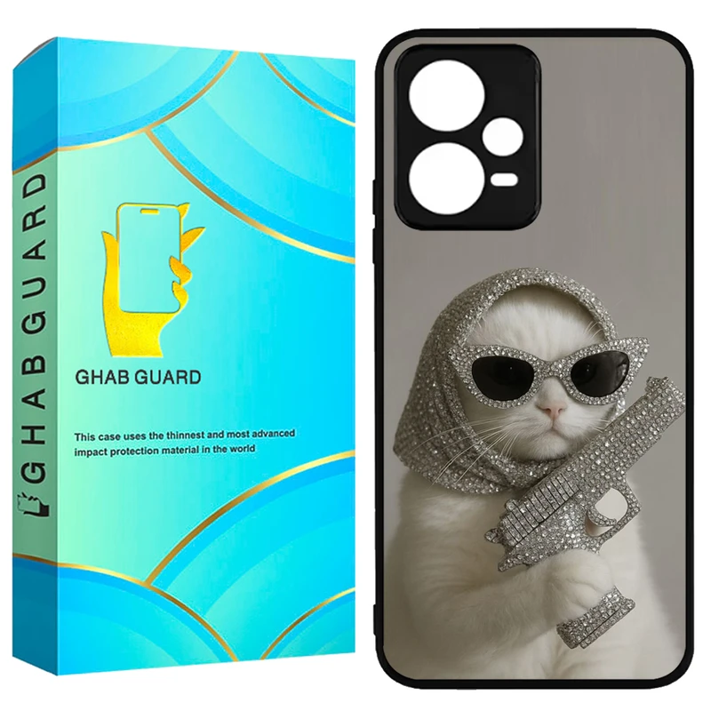 کاور قاب گارد طرح گربه مدل GCHPX5P مناسب برای گوشی موبایل شیائومی Poco X5 Pro 5G