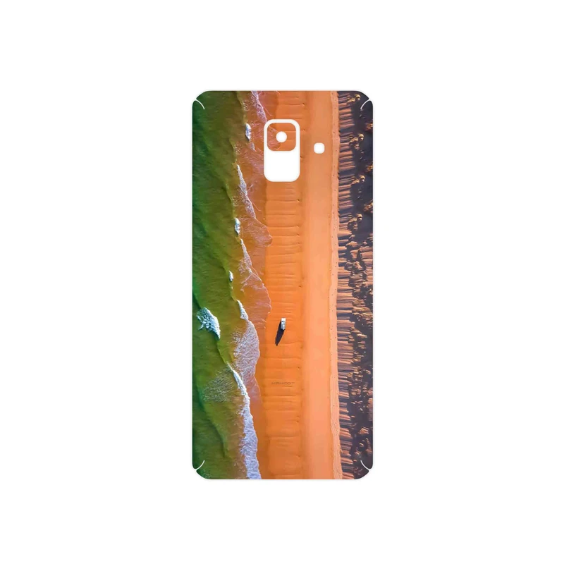 برچسب پوششی ماهوت مدل Beach and Green Sea مناسب برای گوشی موبایل سامسونگ Galaxy A6 2018