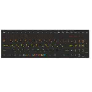 برچسب حروف فارسی کیبورد طرح dream کد 03
