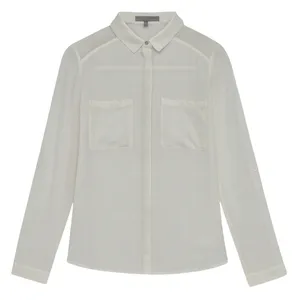 شومیز آستین بلند یقه برگردان زنانه مدل 28104