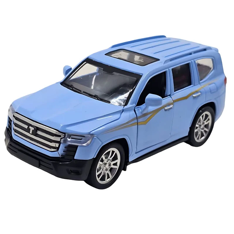 ماکت ماشین ناب سل مدل تویوتا لندکروز فلزی اسپرت عقب کش کد TOYOTA LAND CRUISER NAAB001