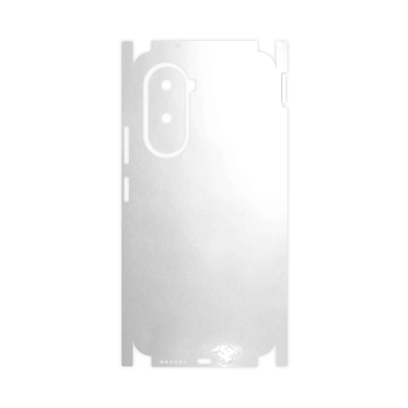 برچسب پوششی ماهوت مدل Metallic-White-FullSkin مناسب برای گوشی موبایل شیائومی Poco M7 4G