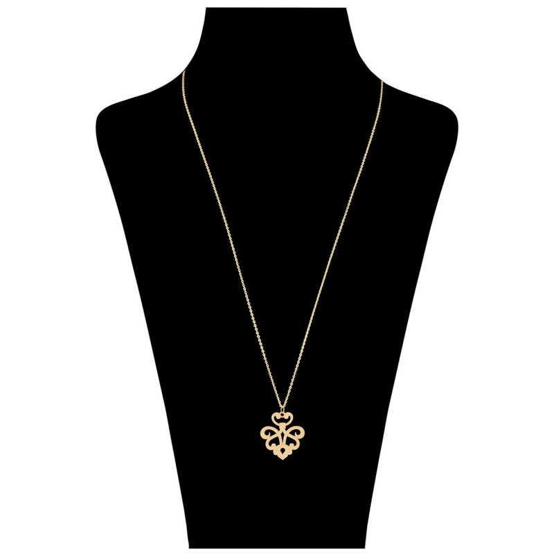 گردنبند طلا 18 عیار زنانه قیراط کد GH4019