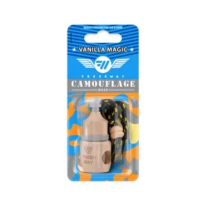 خوشبوکننده خودرو فرش وی مدل چوبی کد CW با رایحه vanilla magic