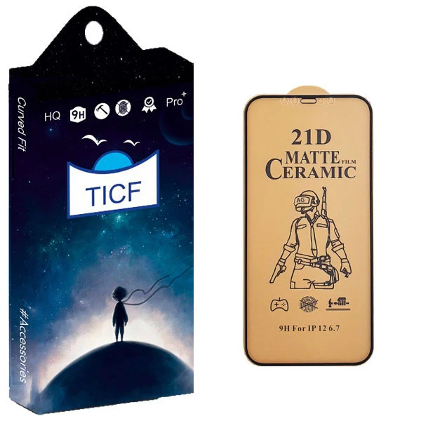 محافظ صفحه نمایش مات تی اس سی اف مدل MAAT مناسب برای گوشی موبایل اپل IPHONE 12/12PRO