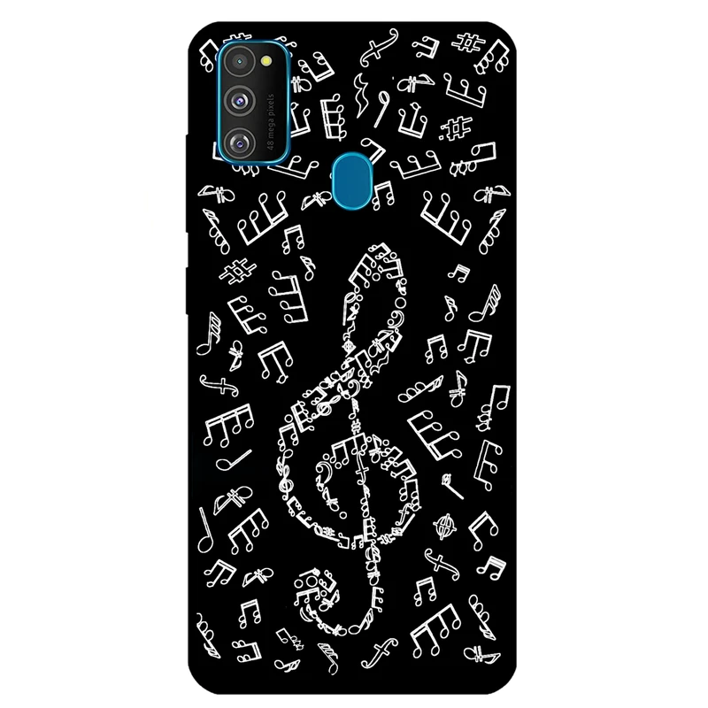 کاور مگافون طرح نوت موسیقی مدل 1370 مناسب برای گوشی موبایل سامسونگ Galaxy M21 / M30 S   