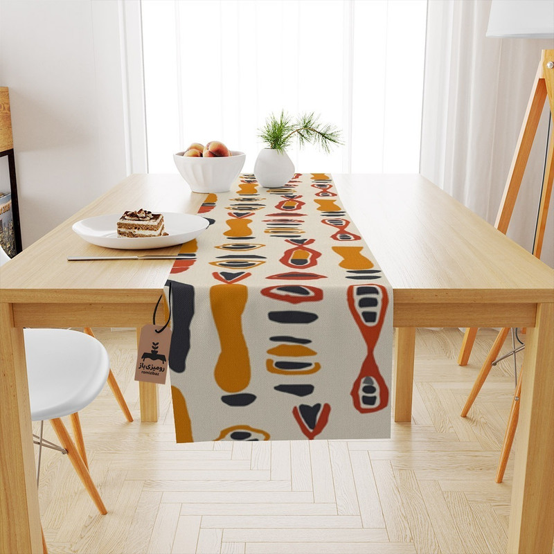 رانر برند رومیزی باز مدل آفریقایی باستان کد 11058