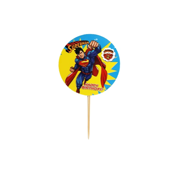 خلال تزیینی مدل سوپرمن کد 01 بسته 10 عددی