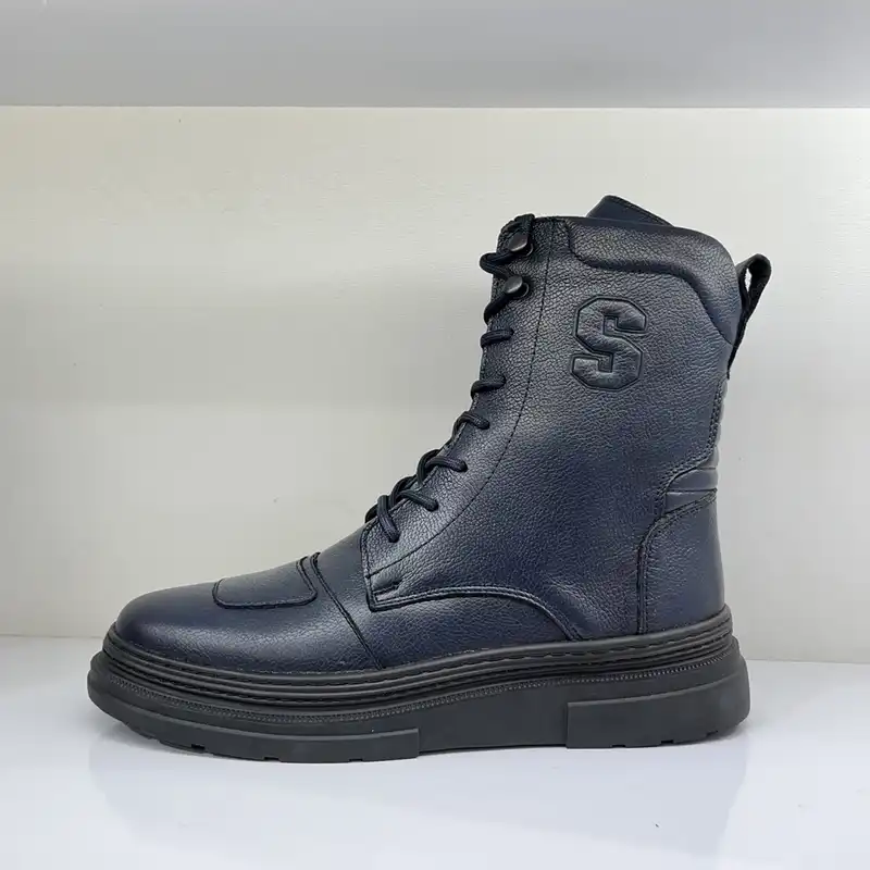 بوت مردانه مدل 3 میلینگ کد s-9110 رنگ سرمه ای