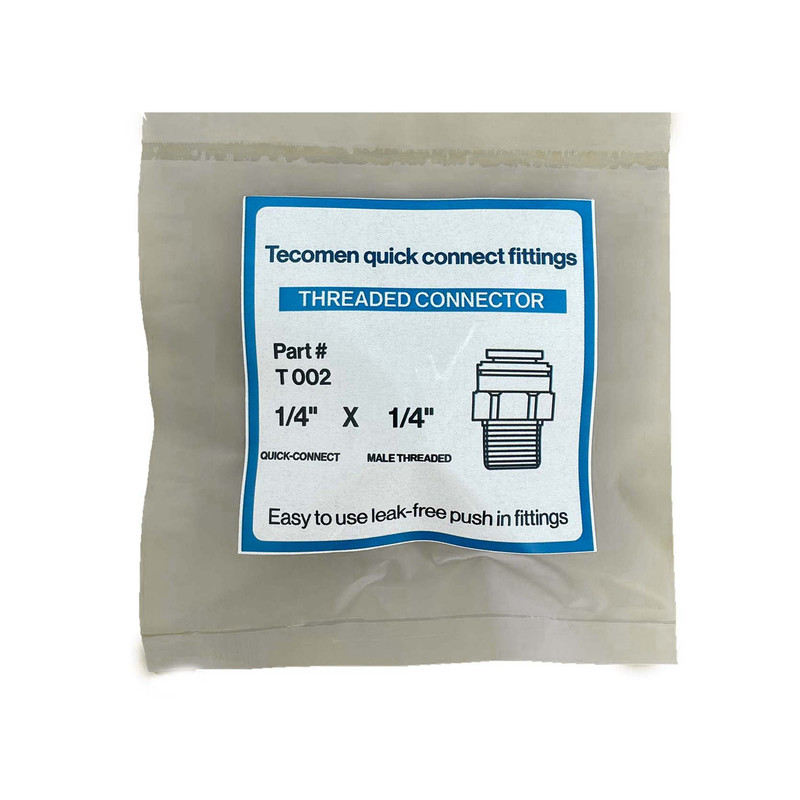 تبدیل اتصال رزوه به فیتینگ تکومن مدل 1/4 به 1/4