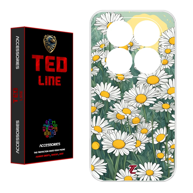 کاور تدلاین طرح گل بابونه کد 1141 مناسب برای گوشی موبایل شیائومی Poco X7 / Redmi Note 14 Pro 4G