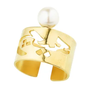 انگشتر زنانه گالری عزیزی طرح هیچ مدل 15322