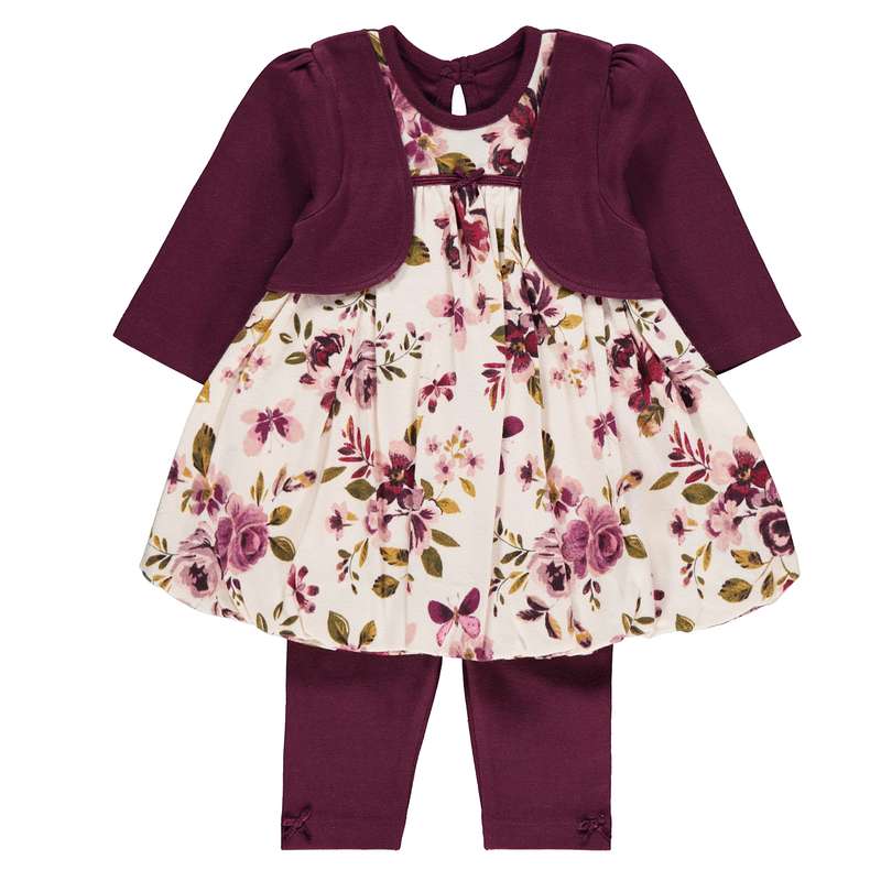 ست پیراهن و شلوار نوزادی جورج مدل  G-5336