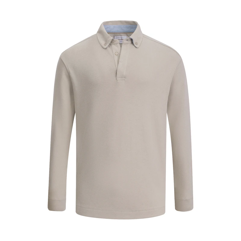 پولوشرت آستین بلند یقه برگردان مردانه کروم مدل 2520902 