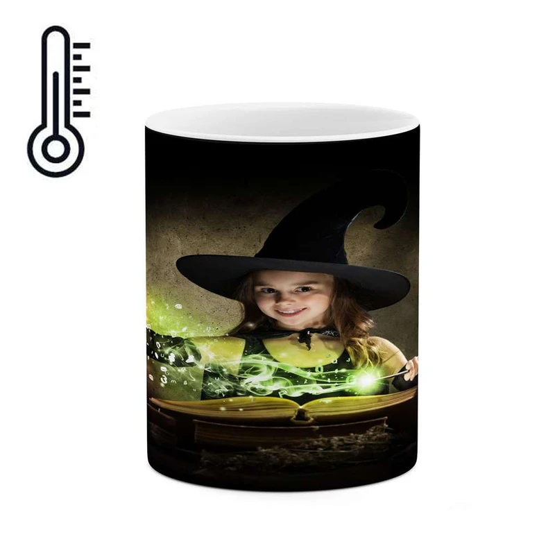 ماگ حرارتی کاکتی مدل بچه جادوگر کد mgh17962