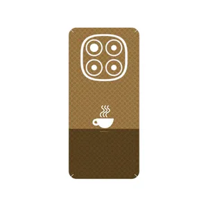 MAHOOT Minimal Cup of Coffee Icon Cover Sticker for Xiaomi Redmi Note 14 Pro 5G