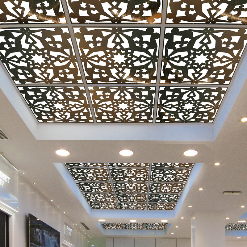 تایل سقفی آسمان مجازی بنی دکو مدل MC06 اندازه 60x60 سانتی متر بسته 4 عددی