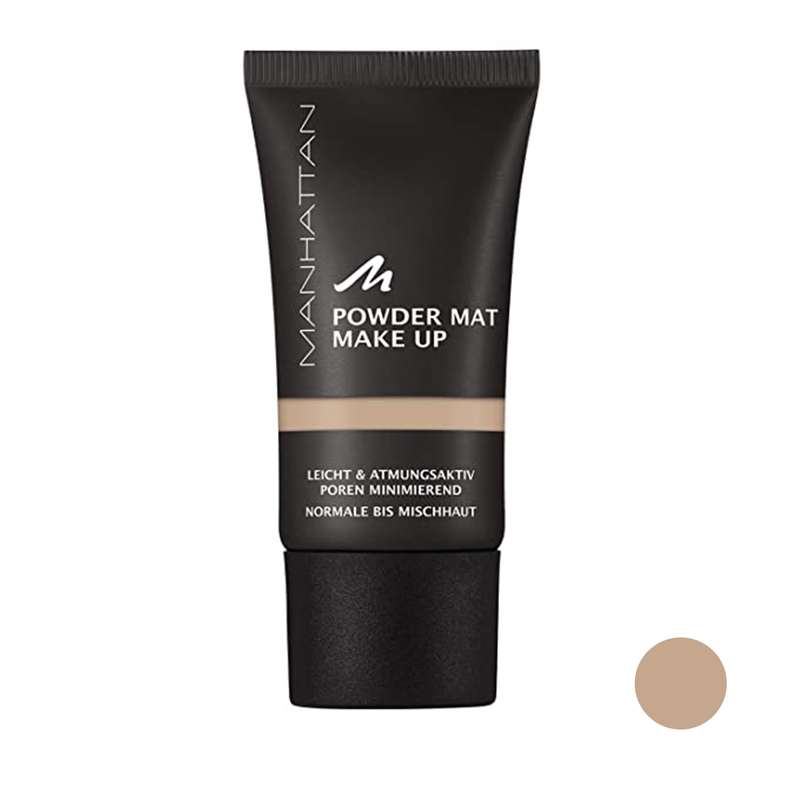 کرم پودر منهتن مدل  Powder Matt شماره 82 حجم 30 میلی لیتر