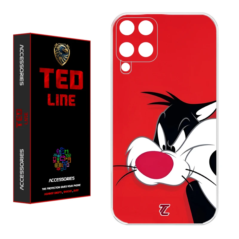 کاور تدلاین طرح کارتون سیلوستر کد 1221 مناسب برای گوشی موبایل سامسونگ Galaxy A12 / M12 / F12