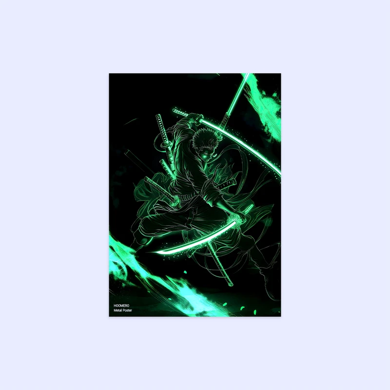 پوستر هومرو مدل فلزی طرح انیمه وان پیس کد PS1376