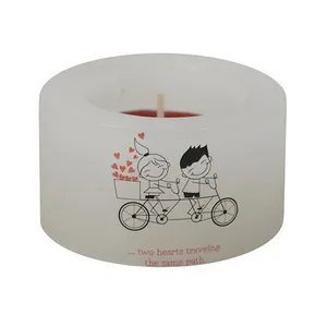 شمع مدل فانوسی عاشقانه کد 3