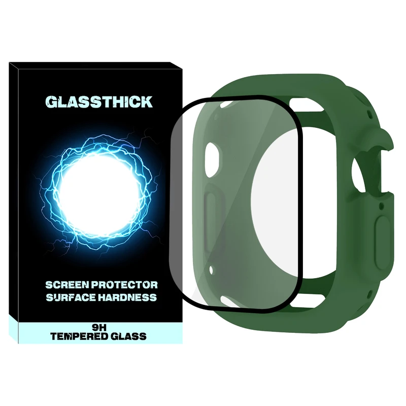 کاور گلستیک مدل Jelly Shield GL مناسب برای ساعت هوشمند هاینو تکو T800 Ultra / T900 Ultra / T1000 Ultra/ HK8 pro max / HK9 ultra 2 به همراه محافظ صفحه نمایش