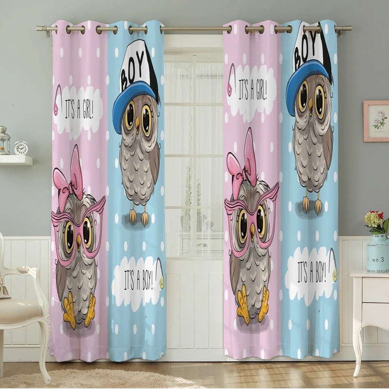 پرده نیروانا طرح کودک  مدل هازان کد 4446 سایز 140×280 سانتی متر