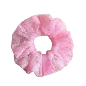 کش مو زنانه مدل تور خالدار کد 01