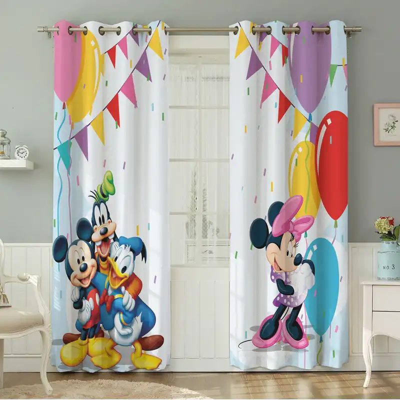 پرده نیروانا طرح  کودک مدل مخمل کد 4845 سایز 140×280 سانتی متر