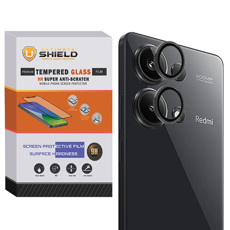 محافظ لنز دوربین آلتیمیت شیلد مدل Ring-Metal-UL مناسب برای گوشی موبایل شیائومی Redmi Note 13 pro 4g