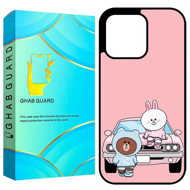  کاور قاب گارد طرح خرگوش مدل GCHP15PM مناسب برای گوشی موبایل اپل iPhone 15 Pro Max