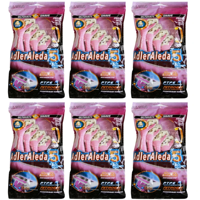 خود تراش ادلر الدا مدل MEF67 شش بسته 4 عددی